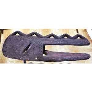 Click para ampliar. Pulsa en el nombre para ver la ficha. Máscara cocodrilo Dogon